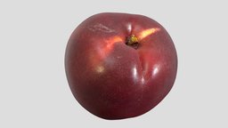 A Nectarine food, fruit, 3dprintable, 3dprinting, produce, edible, foodscan, nectarine, stonefruit