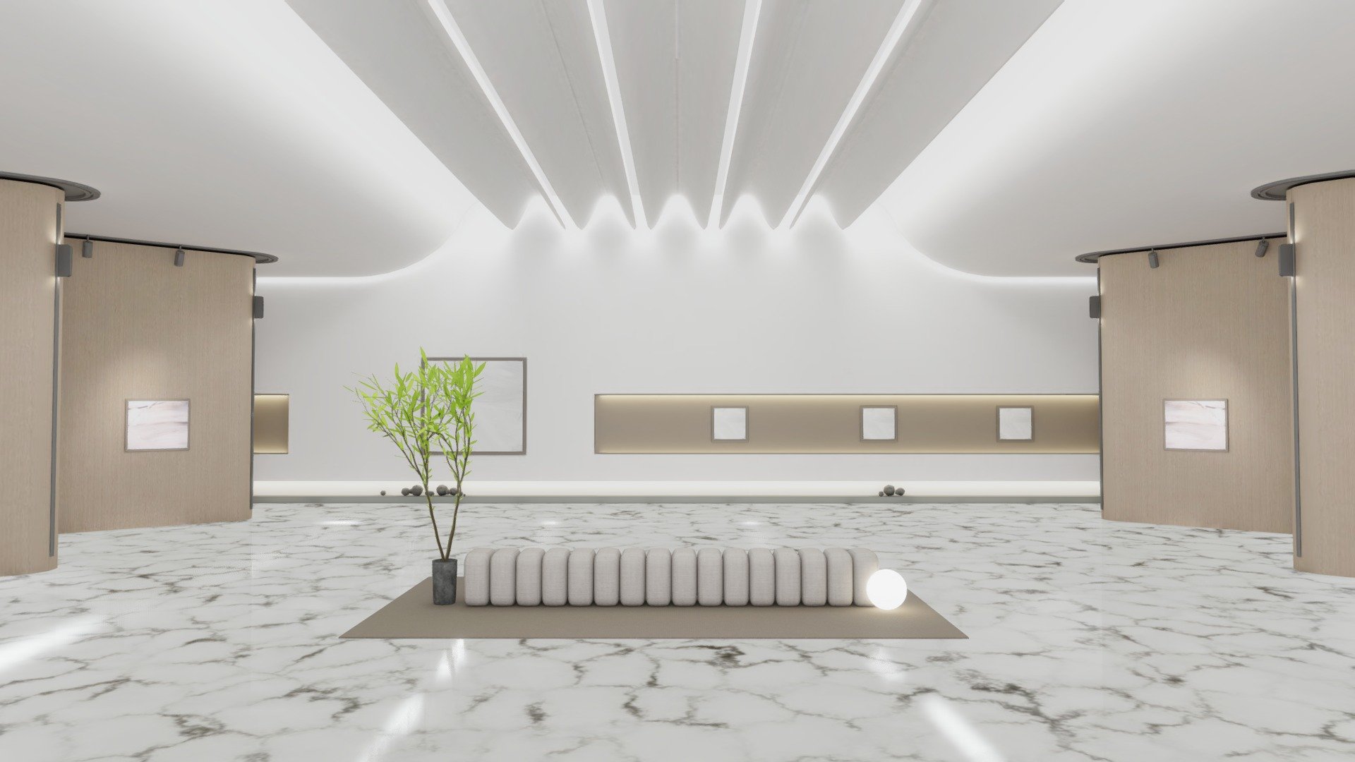 360° vision vr art gallery, with marble floor and bright lighting
Suitable for online collection exhibitions or paintings showcase.

All paintings are independent images so that they could be replaced to your paintings easily.




Scaled in real world dimensions

360 VR supported

Hi res albedo textures baked

Paintings are independent

🔥Note: Spatial seat hotspots supported ( You need to download the additional files which named “with hotspots” )

🔥Note: High quality baking pics supported ( You need to download the additional files which named “High quality baking pics” ) - VR Art Gallery | Lobby | Baked - Buy Royalty Free 3D model by ChristyHsu (@ida61xq) 3d model