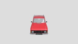 Moskvitch 412 1982 year sedan, generic, classic, detailed, ready, russia, 412, ukraine, standart, moskvitch, unity, game, pbr, car, interior, dinosaur, gameready