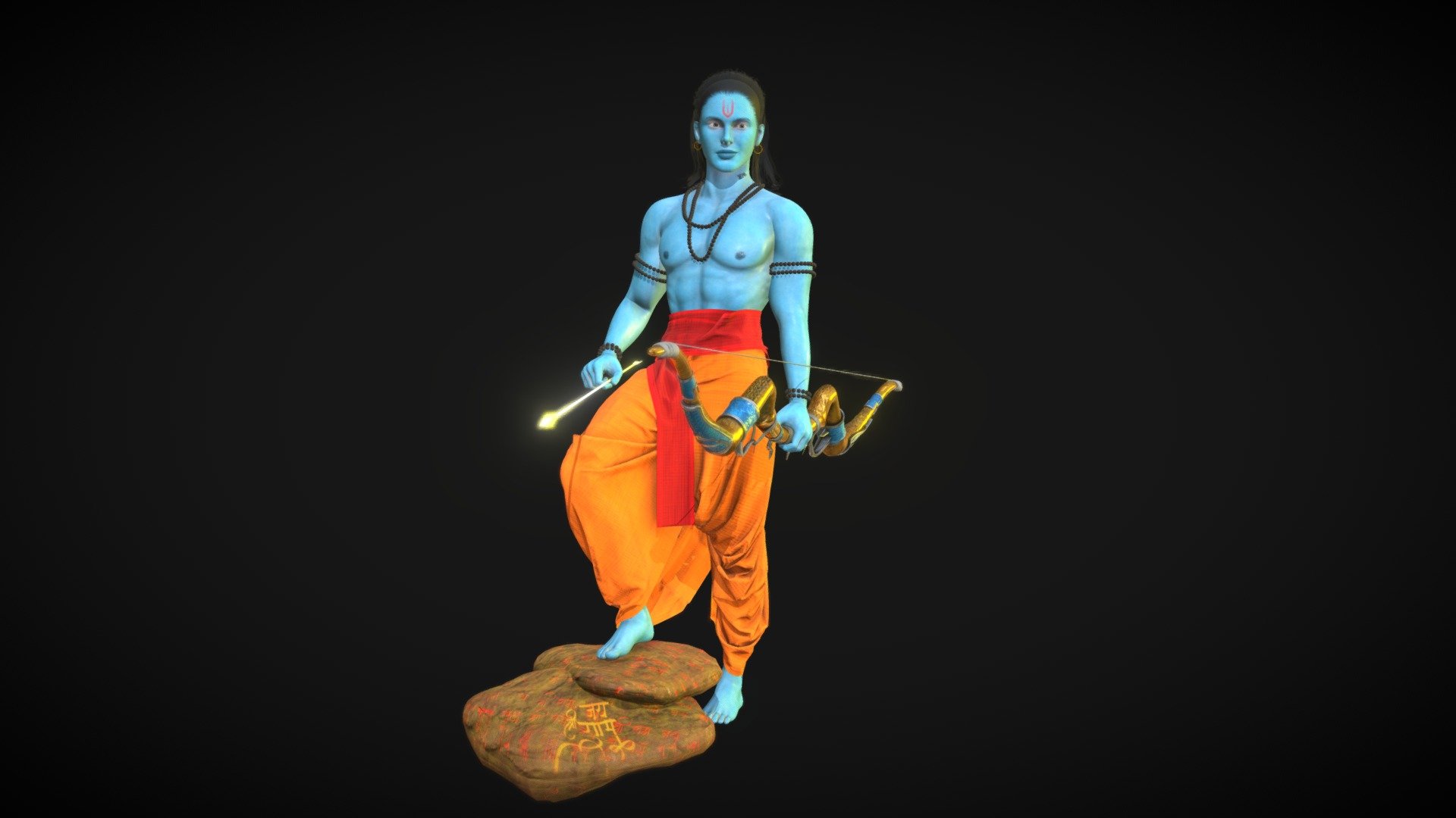 Shri Ram
made using zbrush, substance painter, marvelous and blender
youtube - https://www.youtube.com/shorts/Tt7wzCemQMo
instagram - https://www.instagram.com/p/CcLA05morRc/?utm_source=ig_web_copy_link - shri ram - 3D model by Emm (@em666) 3d model