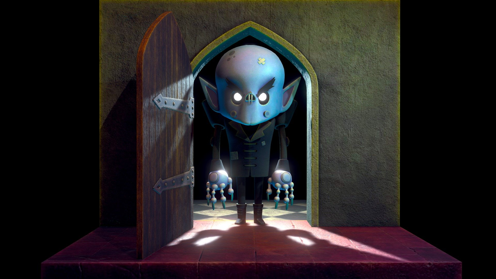 For the last model of the challenge, I have adapted and retouched one of the first scenes I did after studying and I have added an animation to include the topic as a lighting effect. Personally it has been a long and difficult year. Having joined the challenge has helped me handle it better. I hope next year will be better. The summer months were the most difficult to do but I am satisfied with the overall result. Next year I plan to spend the time learning Blender and Unreal 5 so I don't think I'll do the Weekly again. The AI is going to change everything, so things will have to be rethought. Thank you very much to everyone who has made the challenge possible, especially to those who supported me with the staff picks, to the followers and to those who have commented and given likes. Cheers!

Concept art by YemaYema - Sketchfab Weekly - Lightning - Nosferatu - 3D model by Dark Mermaids (@darkmermaids) 3d model