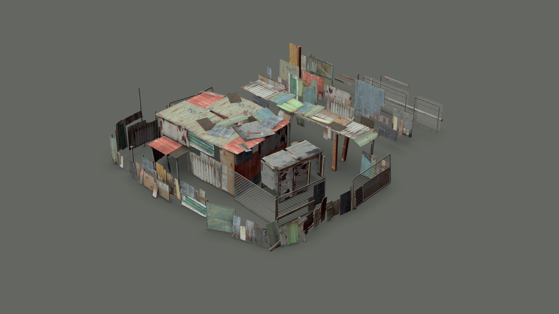 Lowpoly game ready models

Modular, metal plates, wooden planks, fences, poles and scaffolding

**48 meshes and 9 differents materials **

PBR textures




metal plates 2k

metal plates 2 2k

metal plates 3 4k

metal plates 4 2k

metal parts 2k

fence metal 2k

wood planks 2k

metal gate 2k

wire fence 0.5k
 - Metal Wood Parts - Buy Royalty Free 3D model by l0wpoly 3d model