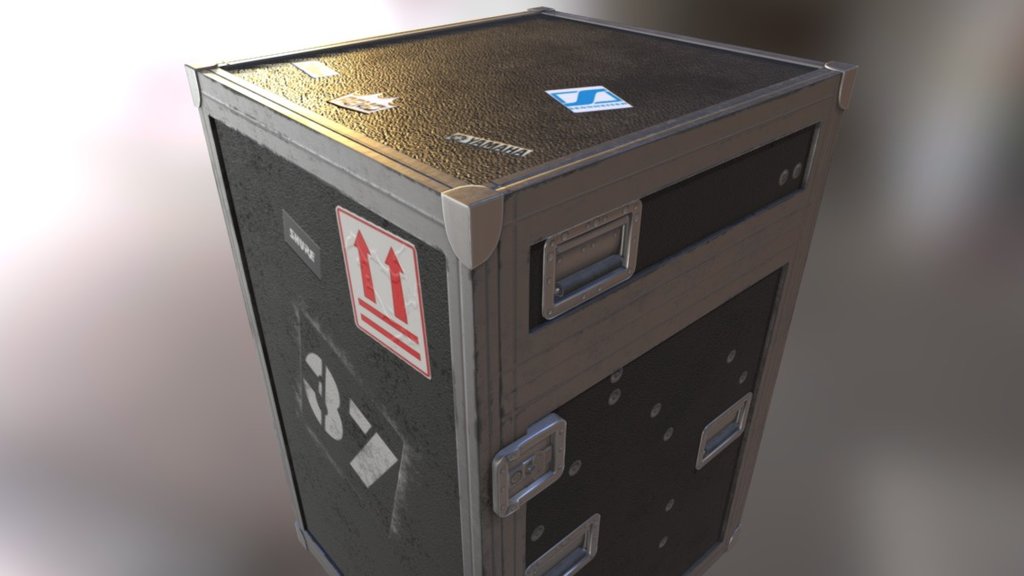 Live Audio Roadcase with some bunch of audio/drum equipment stickers slapped on as any gigging/touring engineer would do.

2K textures - Live Audio Roadcase - 3D model by Eric Correia (@ericcorreia) 3d model
