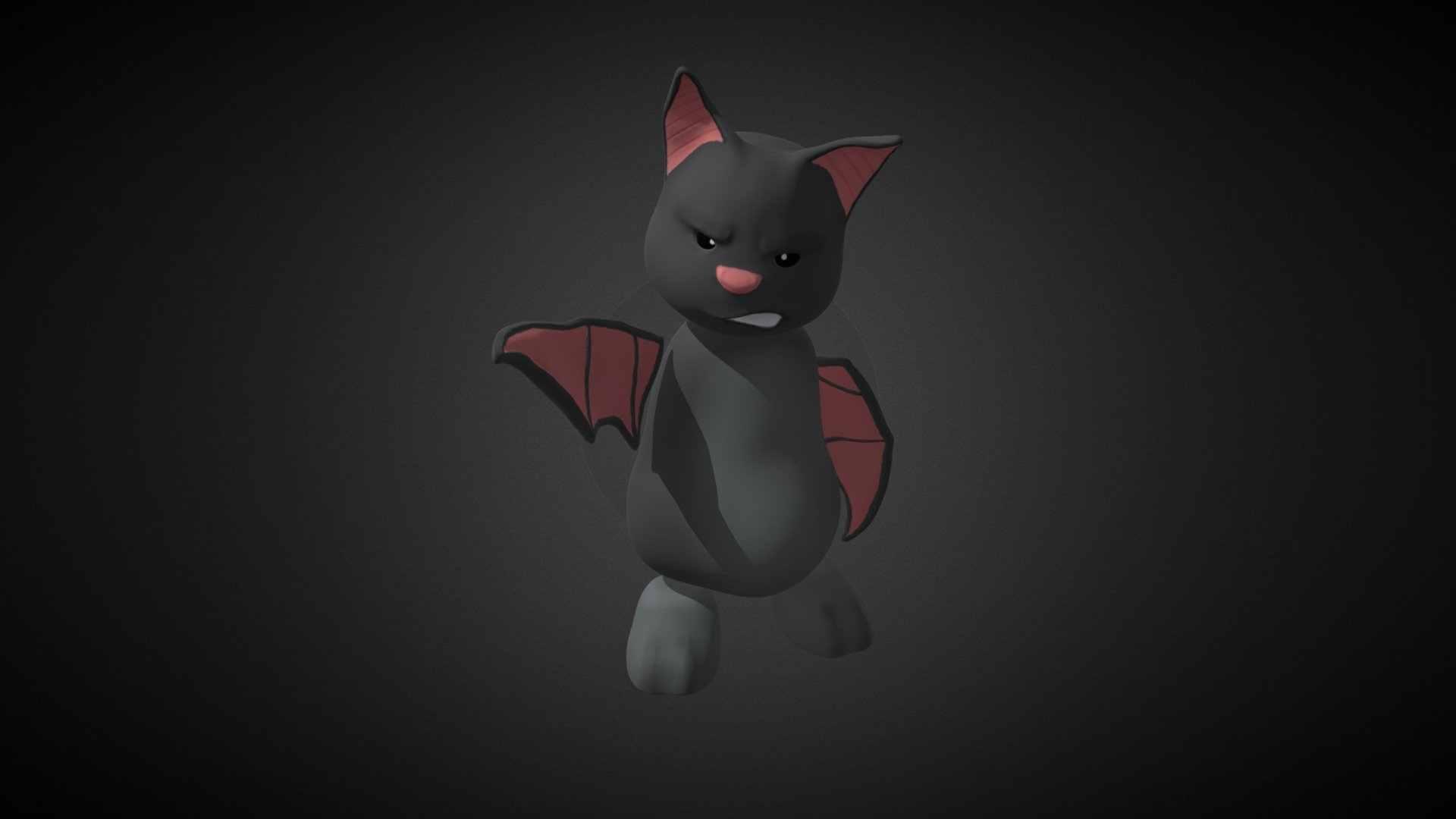 murcielago cartoon a pedido - Murcielago cartoon - 3D model by El Blood (@elblood21) 3d model
