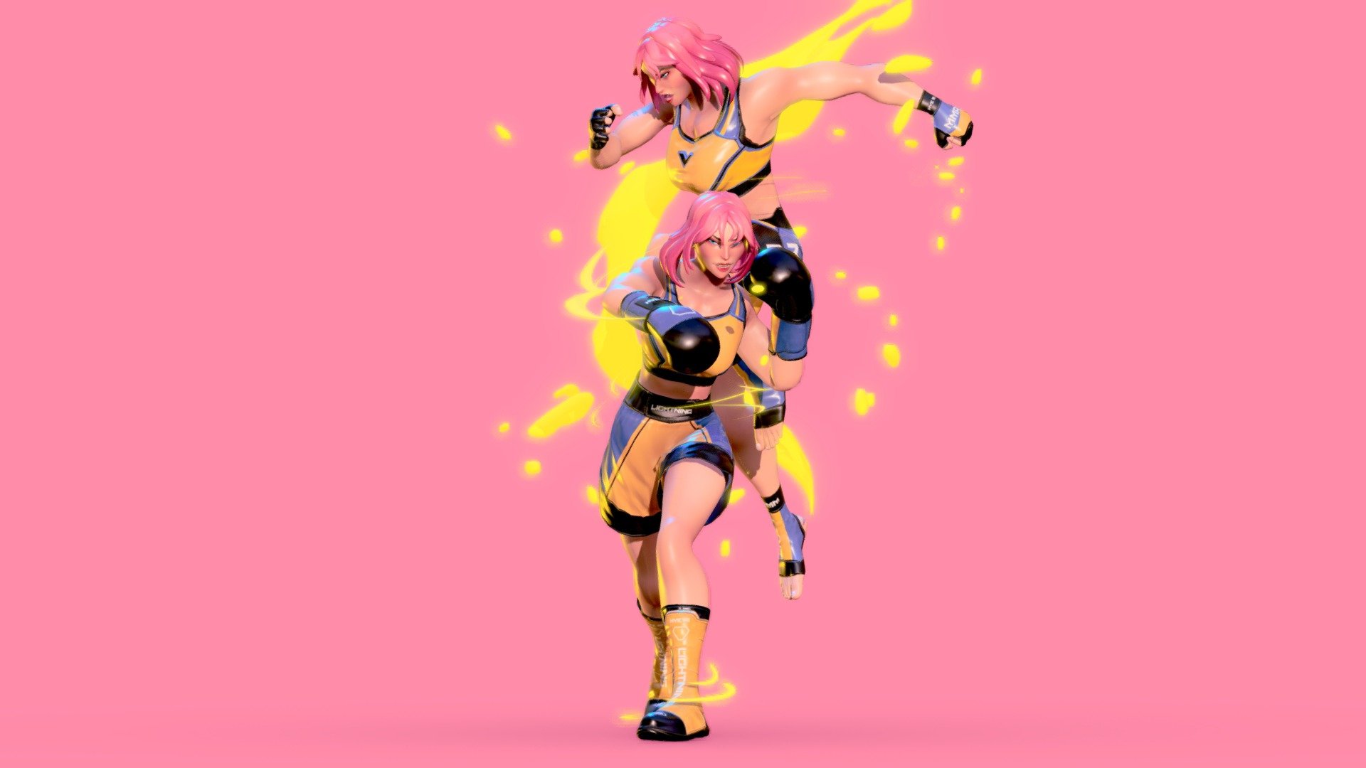 Hye Ri is a fighter from Korea. People called her 