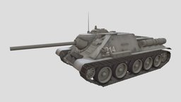 SU-85 (Samokhodnaya Ustanovka-85) ww2, wwii, su-85, soviet-tank, soviet-weapon