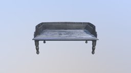 Black Desk desk, gandhi, ashram, sabarmati, black