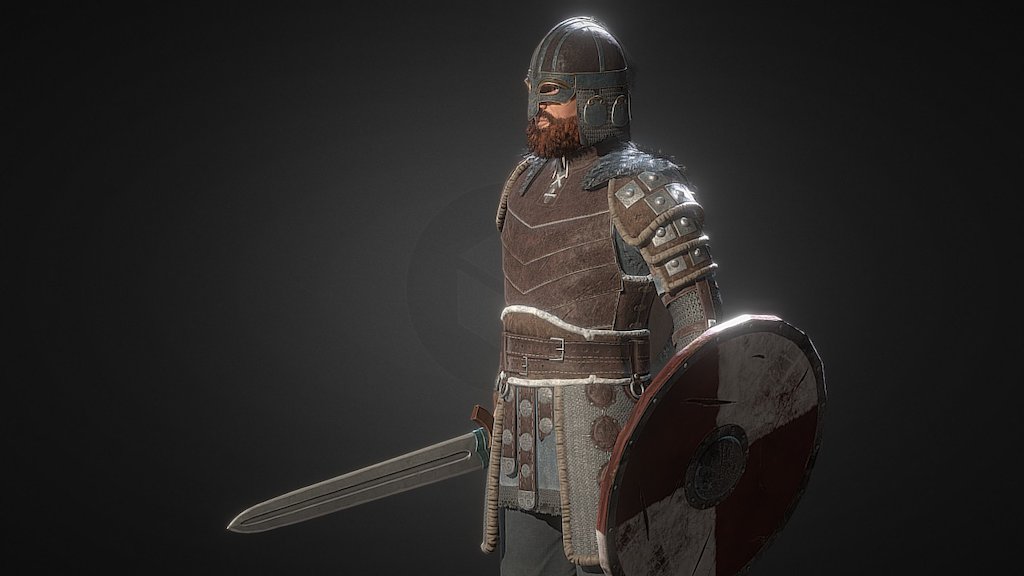ZBrush. MAYA . SubStance. Marvelous Designer - Warrior - 3D model by Dorogan S. (@dorogansergiy) 3d model