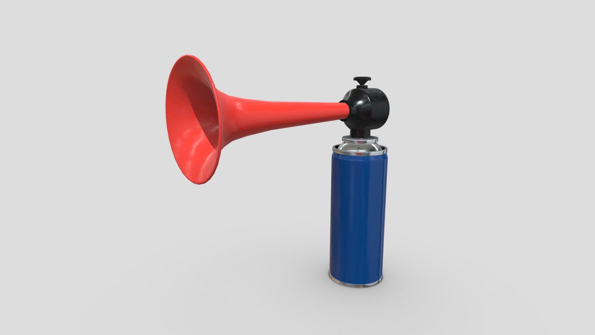‘For the fast horn in between!’

● 4096 x 4096 PBR textures

● normal map is baked from the high poly model

Please do not hesitate to contact with me. I will be happy to help you.

Contact: plaggy.net@gmail.com

Formats: .fbx, .dae, .max, .obj, .mtl, .png, .glTF, .USDZ Polygon: 1804 Vertices: 1836 Textures: Yes, PBR (ao, albedo, metal, normal, ORM, rough) Materials: Yes UV Mapped: Yes Unwrapped UVs: Yes (non overlapping) - Air Horn 2 - Buy Royalty Free 3D model by plaggy 3d model
