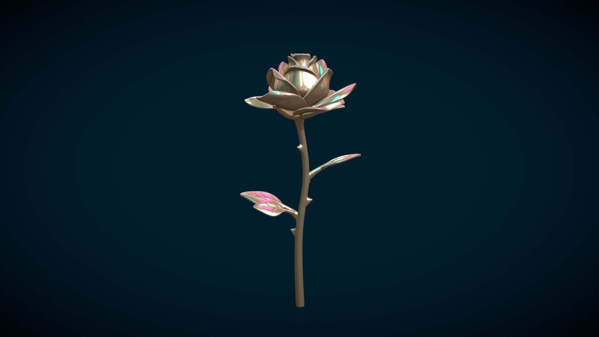 Print ready rose.

Measure units are millimeters, the rose itself is about 5 cm in diameter.
Petal thickness is about 1 mm.

Mesh is manifold, no holes, no inverted faces, no bad contiguous edges.

Available formats: .blend, .stl, .obj, .fbx, .dae

It consists of 378188 triangular faces 3d model