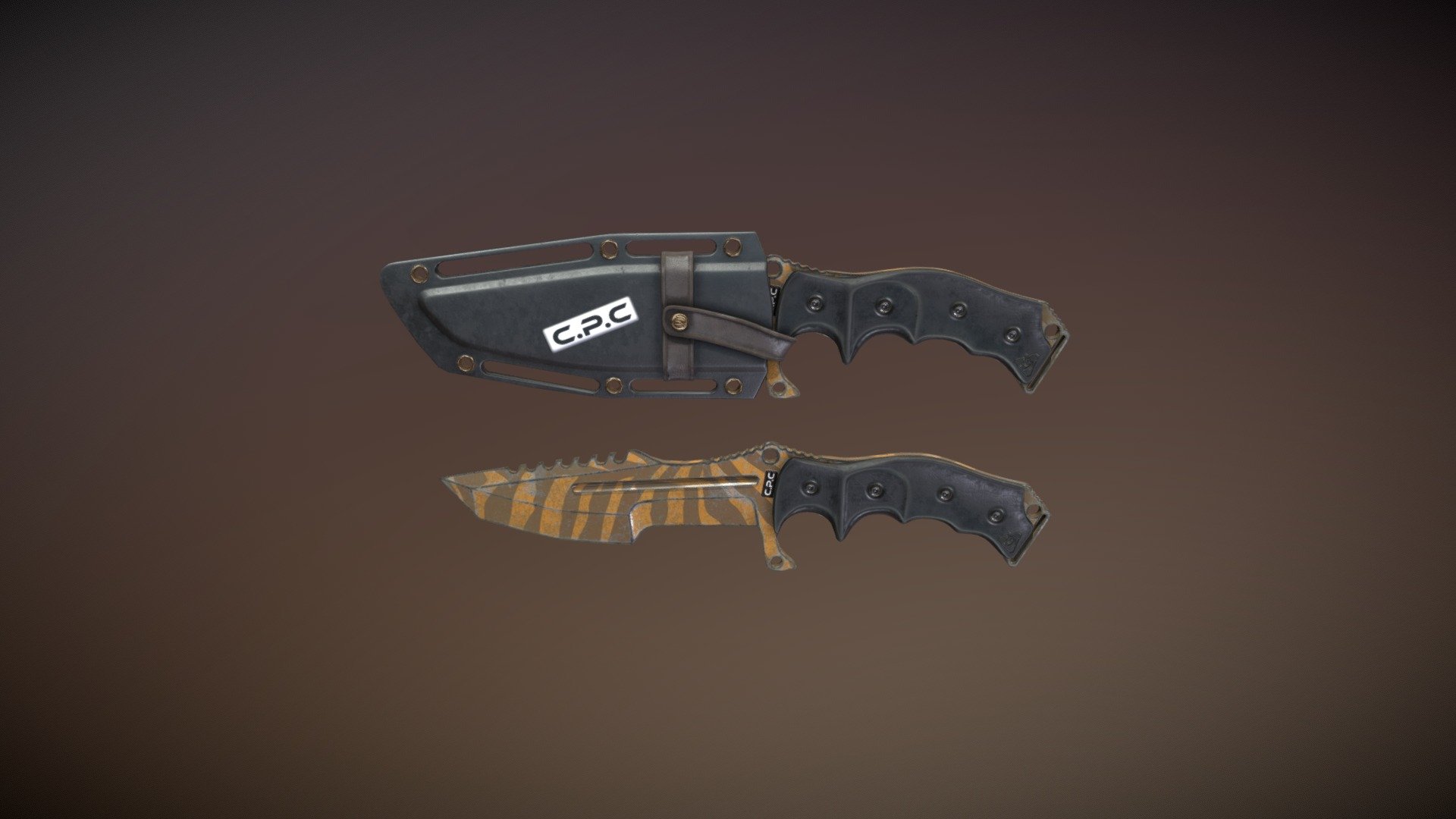 Knife i made for the SLMC group CPC. 1k textures used 3d model
