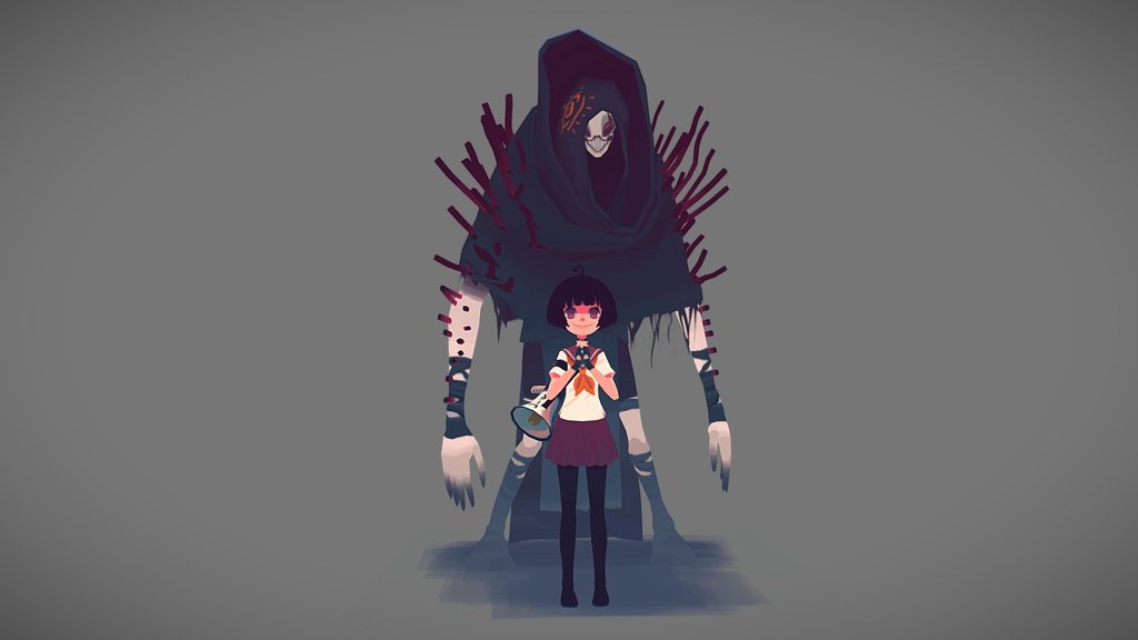 Wanted to do a little art jam so I made a model from an illustration by Alexis Rives.

Concept:
https://www.artstation.com/artwork/zm0bZ - Protector - 3D model by theStoff 3d model