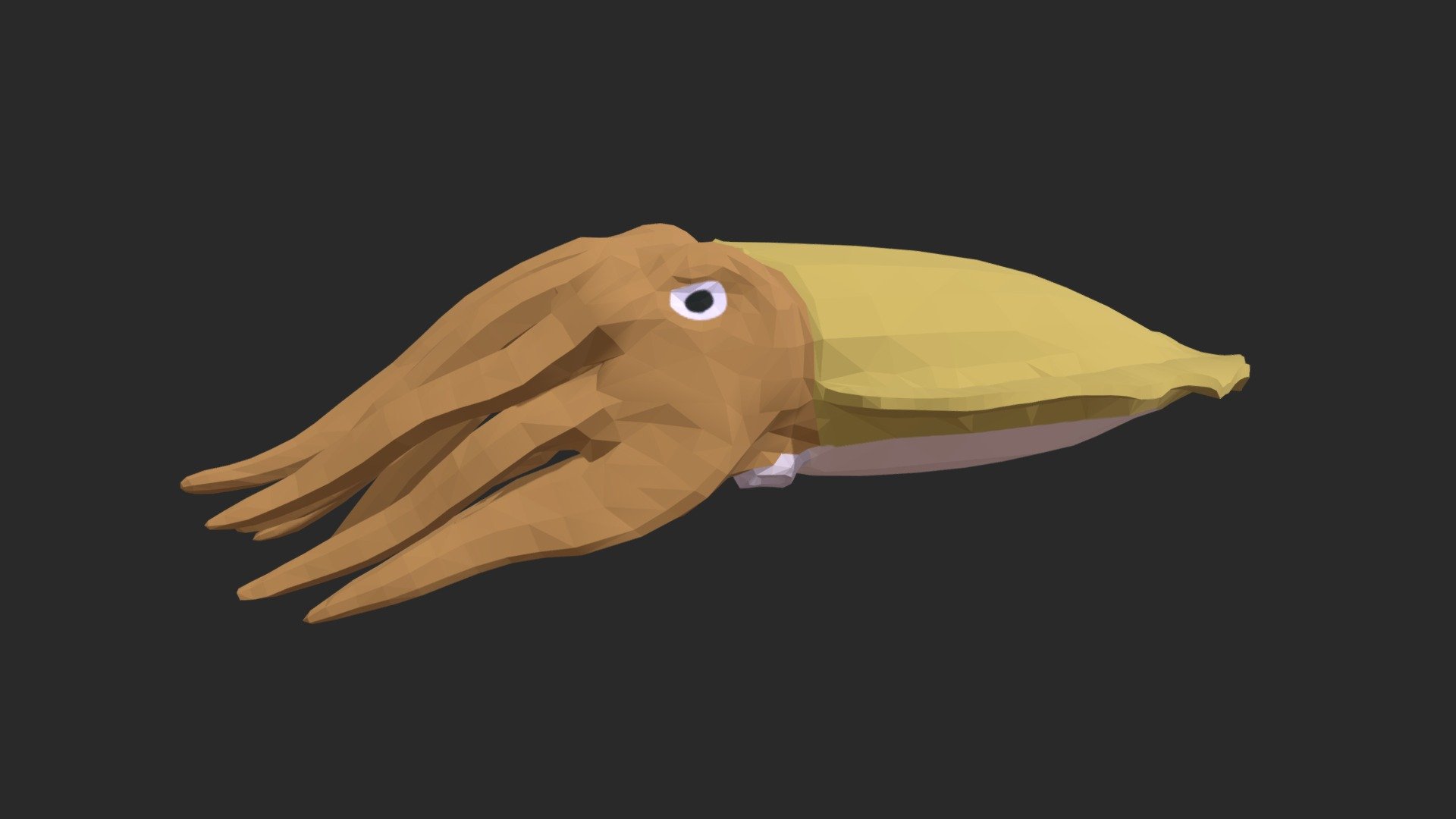 Cuttlefish - 3D model by josluat91 3d model