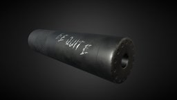 Silencer silencer, attachment, substancepainter, substance, blender