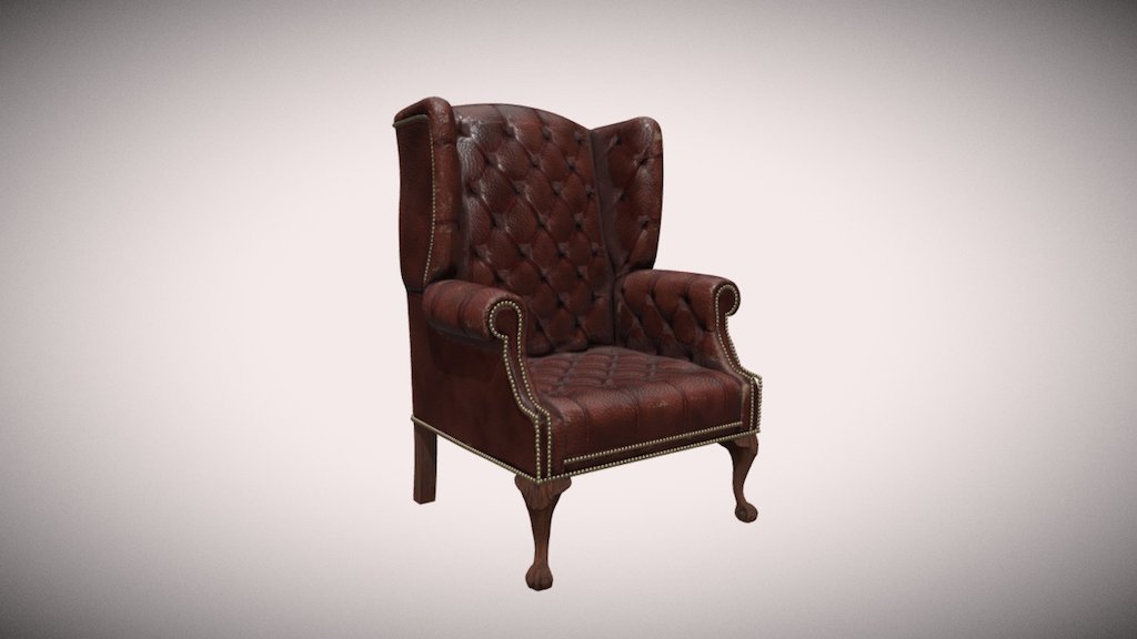 Old Armchair Textures Comparison - Download Free 3D model by Francesco Coldesina (@topfrank2013) 3d model