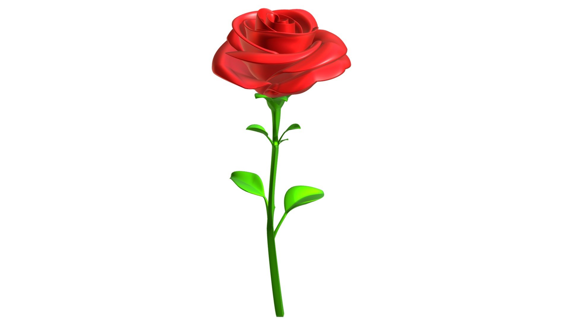 Hardsurfase, highpoly flower model. Ready for 3D-print or render. Size: 90 x 87 x 227 mm. Volume 110 cm3 3d model