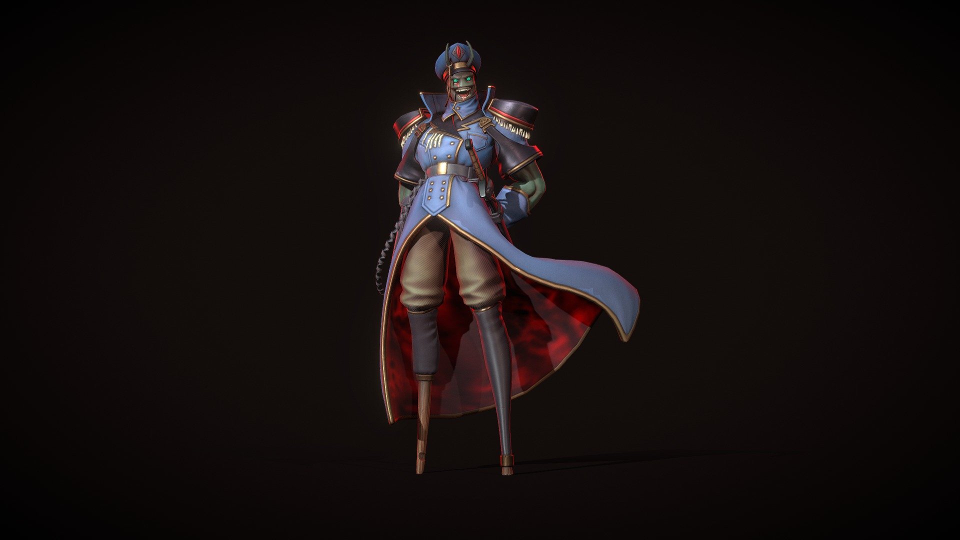 Hello there! Come visit my artstation page for more screens and video presentation of this owsome character!

Cheak My artstation ! https://www.artstation.com/artwork/oAbB3L

Great concept by RICH CAREY https://www.artstation.com/artwork/rmwk2

Animation by David Allakhverdyan https://www.artstation.com/plotnik - DEMON OF WAR - 3D model by Konstantin Chulanov (@Konstantin_Chulanov) 3d model