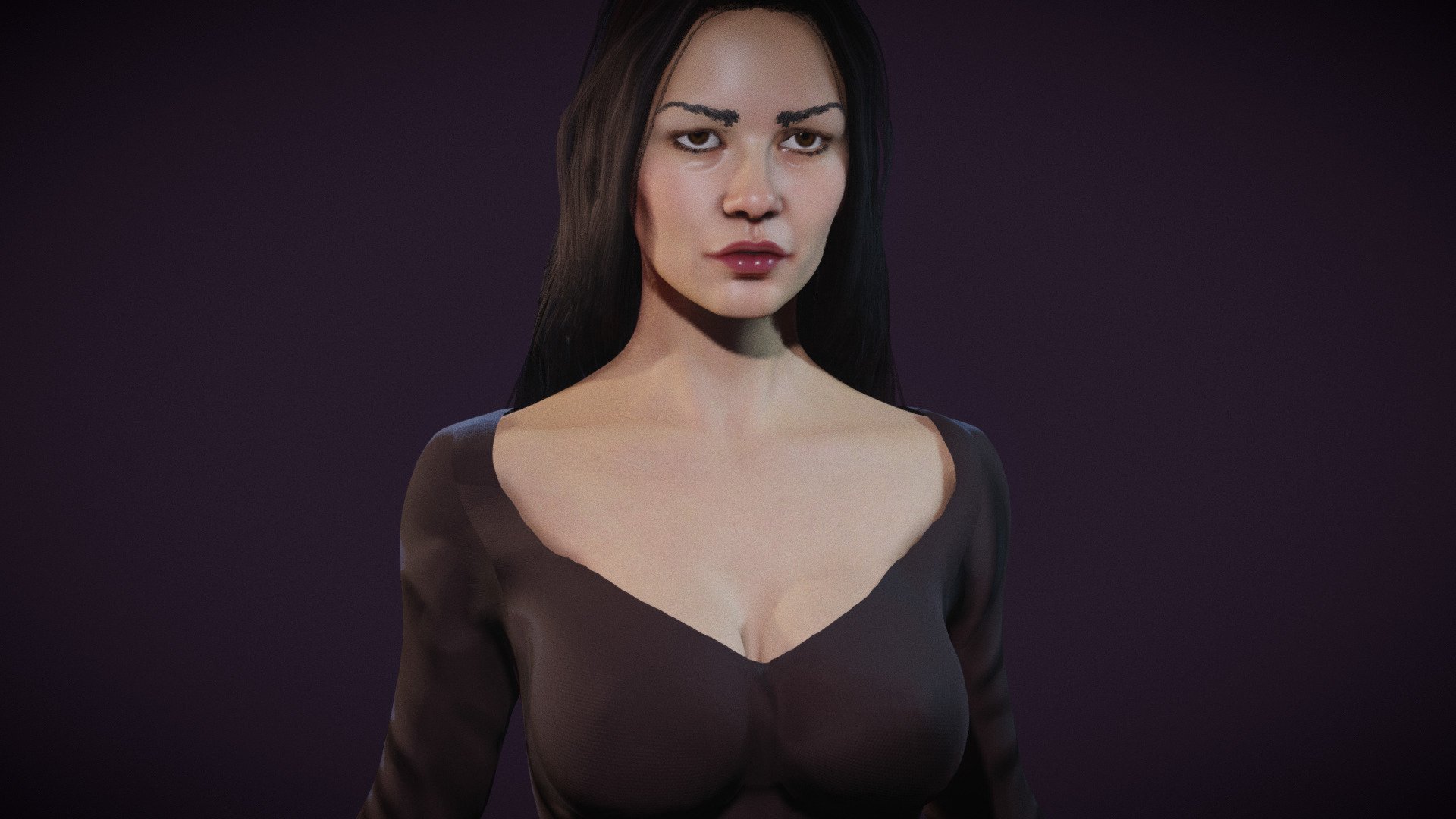 Morticia  from Wednesday Addams Model in Blender file. Fully rigged. SSS subsurface scattering. mixamo bone names for animation. 





Includes different poses. Shaders inside Blend file.




Exporting the FBX for mixamo: 






Transform tab: check &ldquo;apply transform