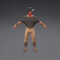 Bandit west, wild, cowboy, western, enemie, foe, guy, dude