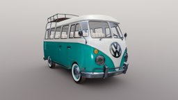 VW Van van, volkswagen, pbr-workflow