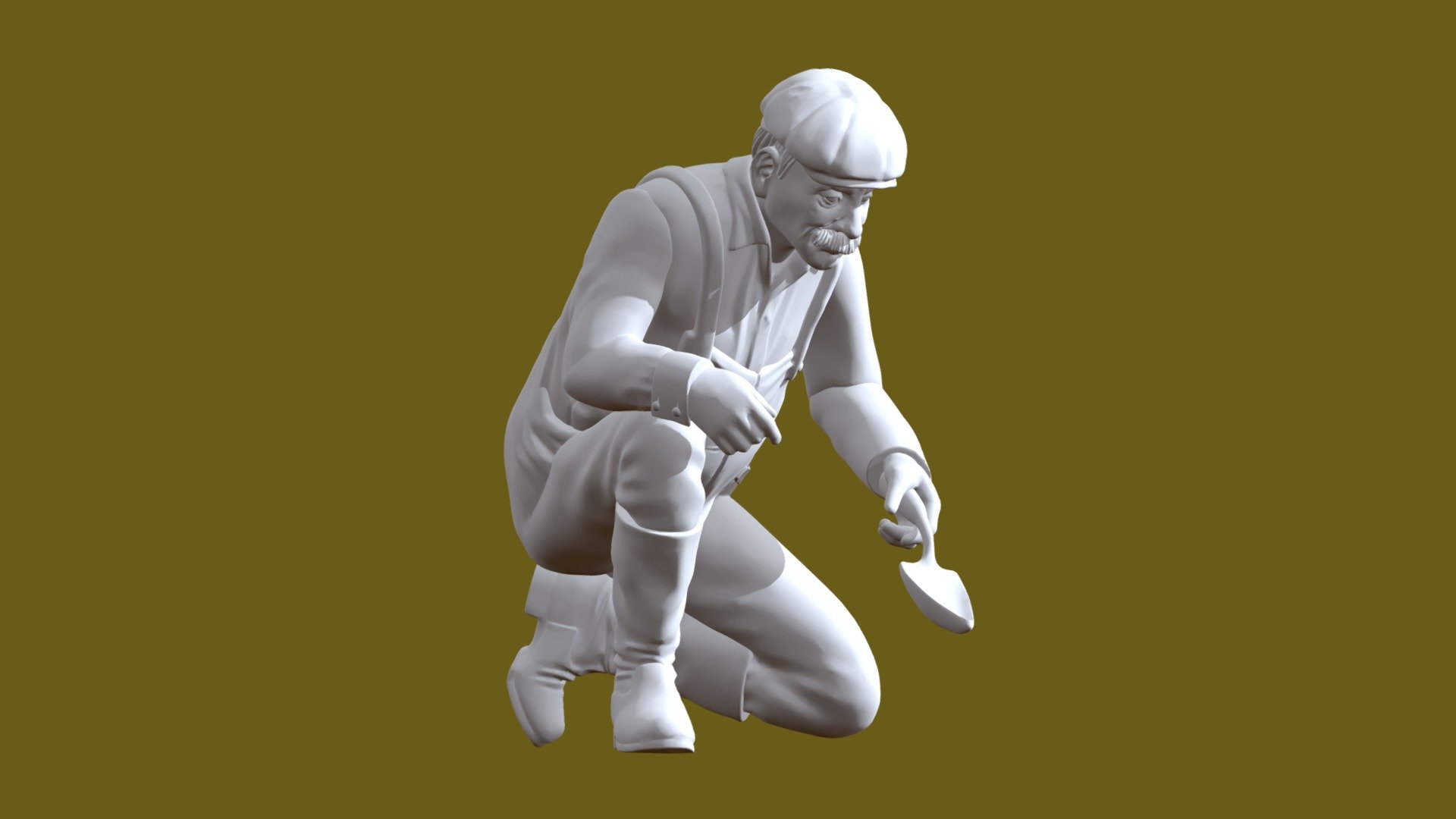 model for printing on a 3d printer. version zbrush 2020 and higher. The format is STL Zbrush OBJ 3d model