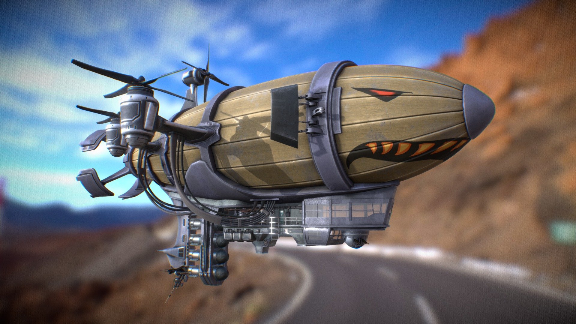 Kirow red alert 3 - Air ship - Download Free 3D model by myhalchuk2000 3d model
