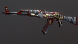 Ak-47 || Anubis c, counter, csgo, vgo, weapons, workshop