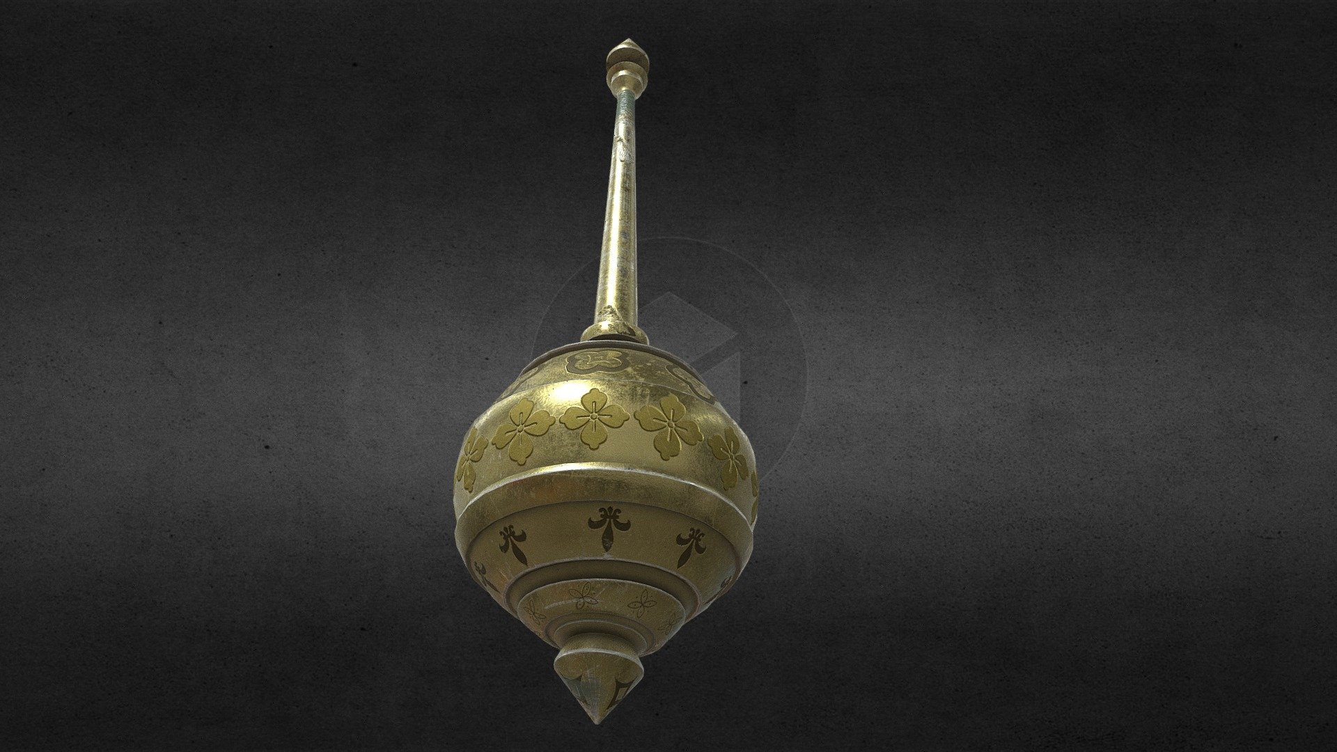 Legendary Weapon of the Gods Mace Hanuman Gada 3D Model 3D model - Hanuman Gada - 3D model by Ravi Jangid (@ravijangid.rv) 3d model