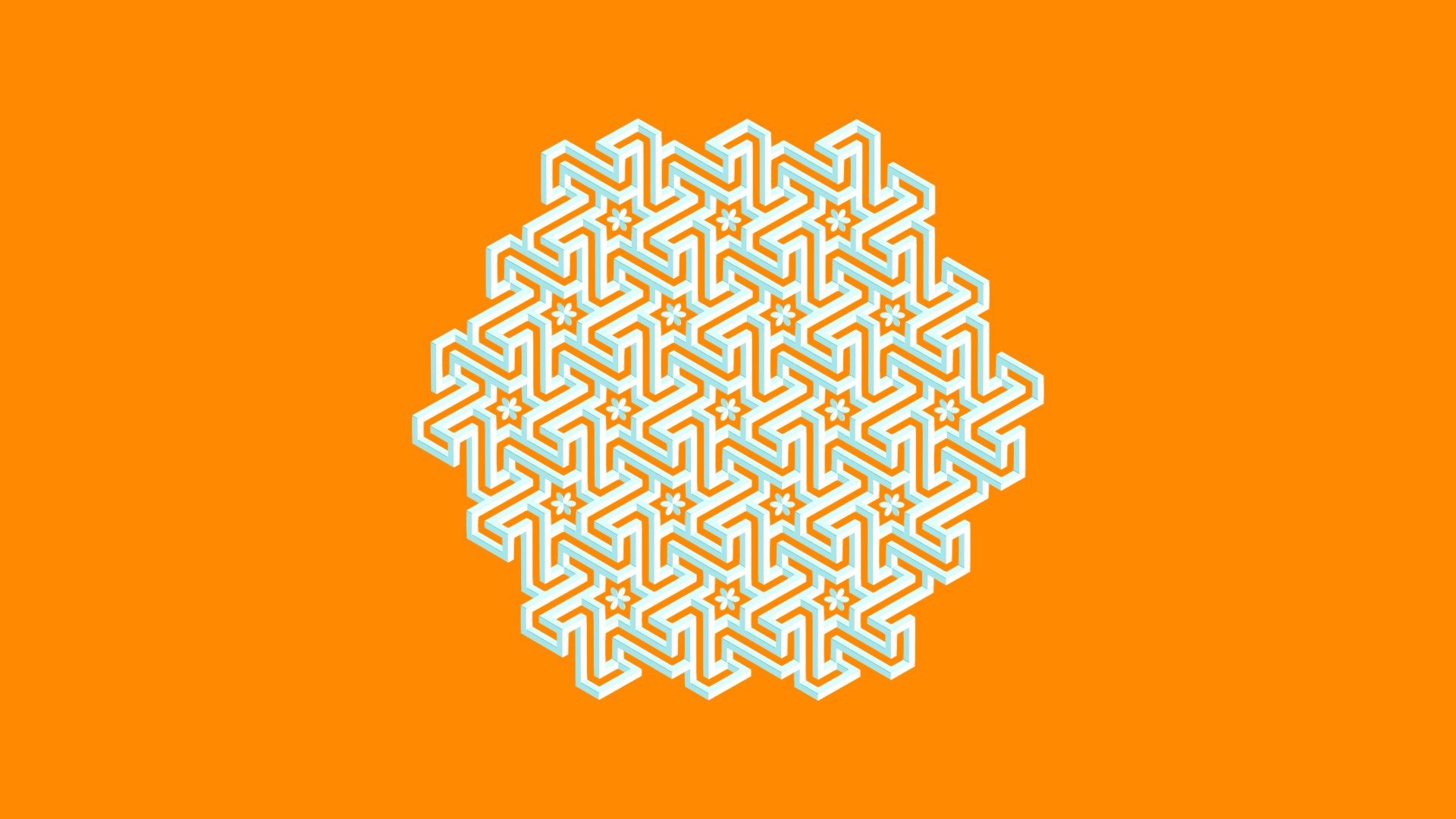 Hexagon based pattern reinterpreted as an isometric view of a cubic 3D structure.

From a picture from a reference book from 1877 by Prisse d’Avennes, unfortunately this particular page is not available neither on the BNF site, nor on David Wade’s site but on various other locations on the web (Top center pattern)

 ▶ zoom  

 - prisse-d-avennes-1877_planche-LVIII_fig07_003 - 3D model by Frédéric Robin (@robinfredericf) 3d model