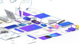 3D Brander 1.0 business, brand, letter, document, branding, stationery, design, brand-desing