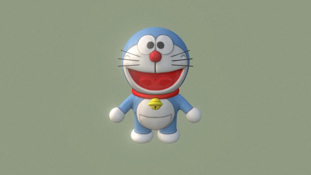 ドラえもん風味フィギュア - 3D model by n0r1 (@XianHuiHengTian) 3d model