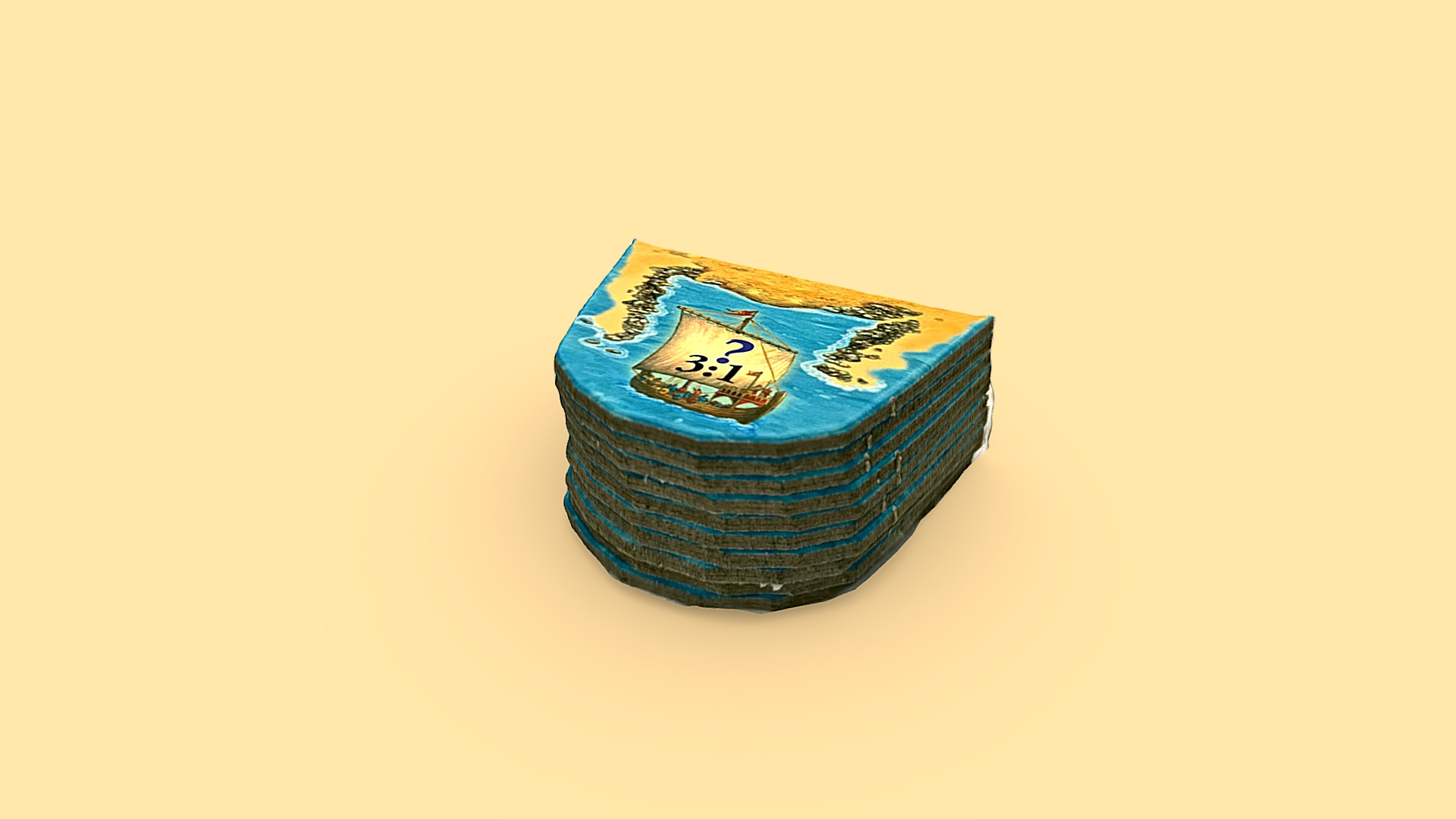 My second entry for #3DST45 - &ldquo;My favorite board game