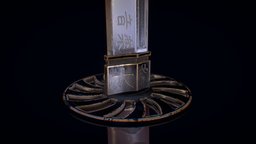 Katana marmosettoolbag3, substancepainter, photoshop, weapons, blender, sword