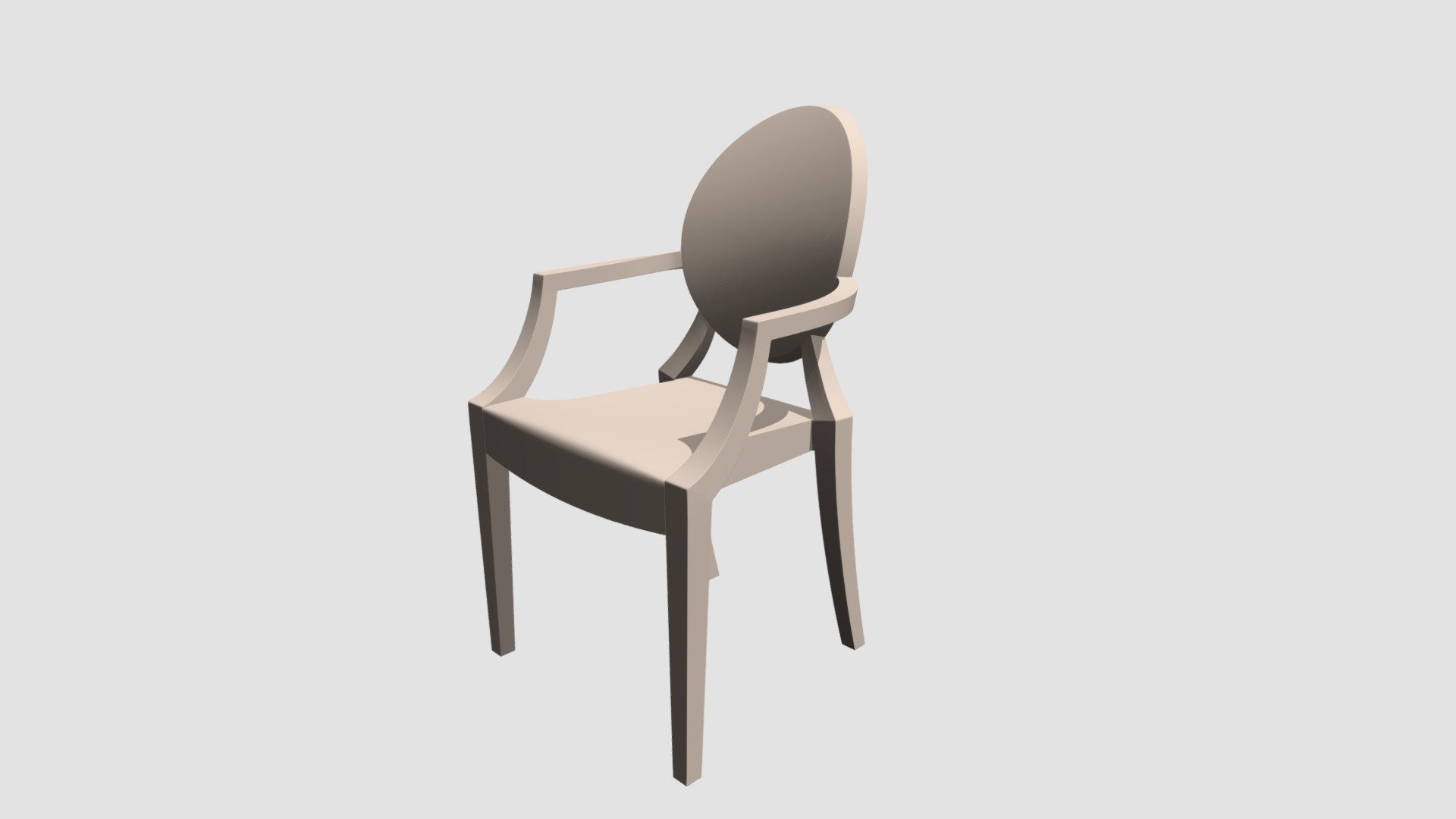 Highly detailed 3d model of chair with all textures, shaders and materials. It is ready to use, just put it into your scene 3d model