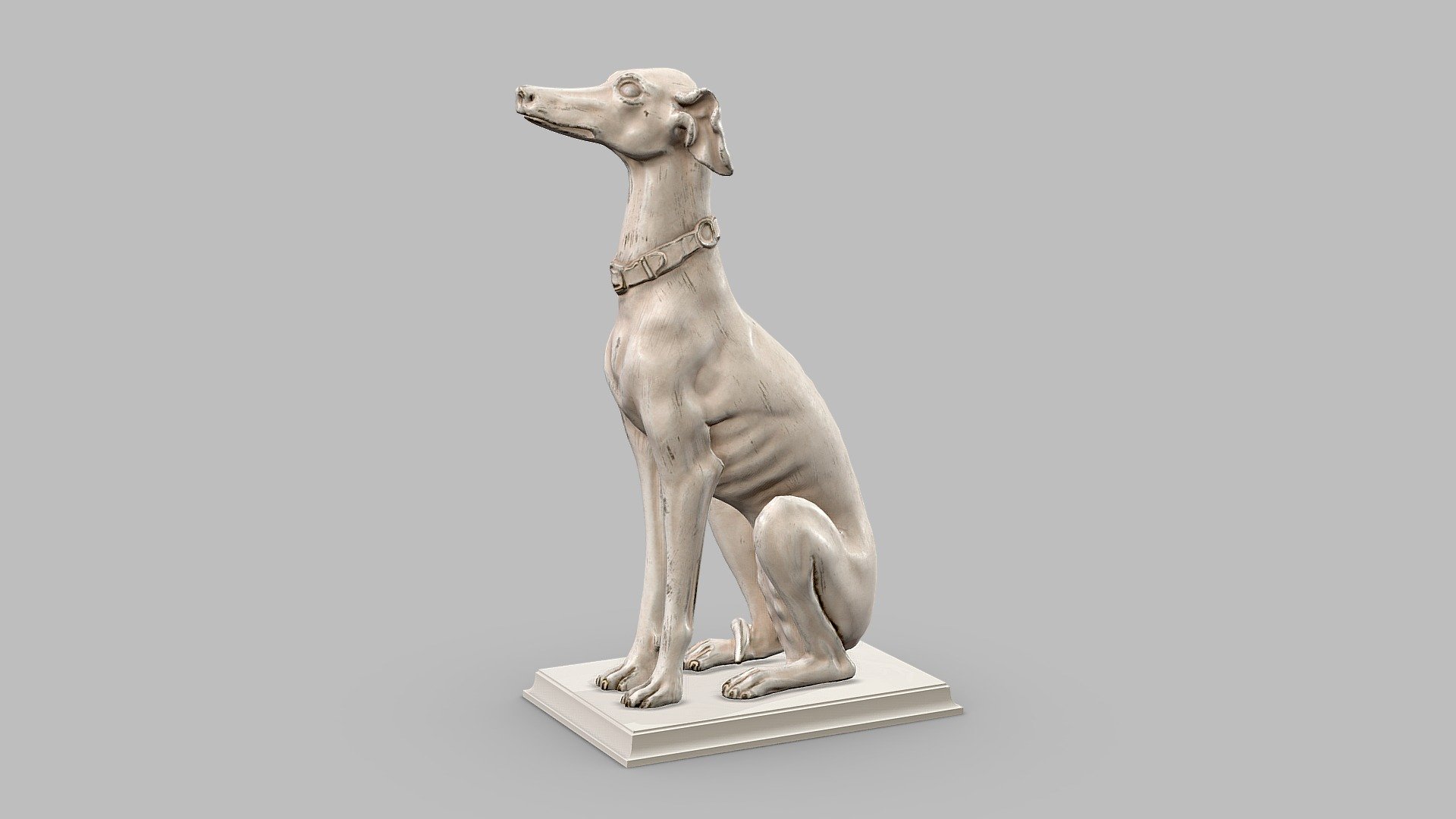 Roberto Giovannini's Gray Hound Statue - Art 707
- lowpoly 7k
- baked normals from scanned object
- scene unit in mm
- 4k textures
- PBR textures available - Grey Hound Statue - Buy Royalty Free 3D model by 3dimentionalben 3d model