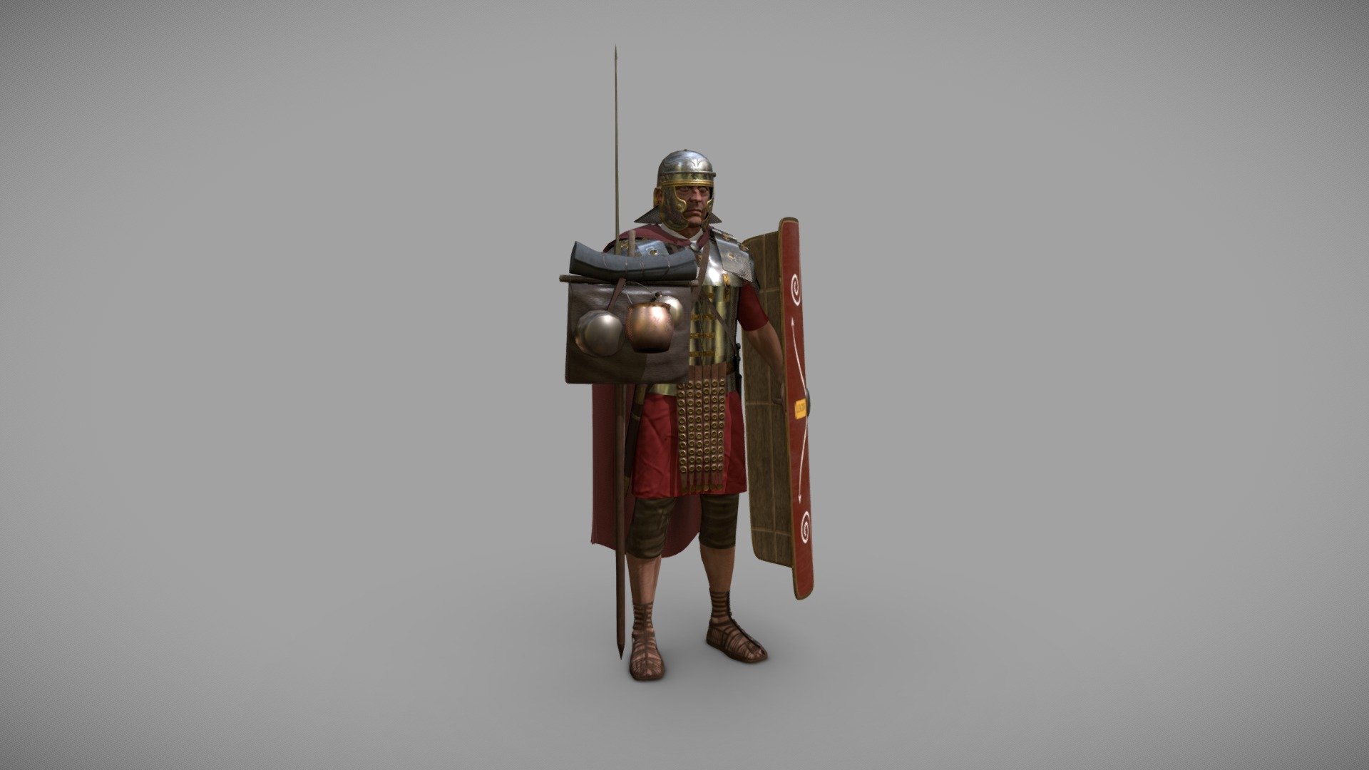 Quinctili Vare, legiones redde! -Quintilius Varus, give me back my legions! - Augustus Caesar was to shout at the news of the defeat of Rome in the Teutoburg forest.
At the end of September 9 CE Three legions (30,000 people) under the command of Varus crossed the Rhine and entered the territories inhabited by the Germanic tribes of Herusks and Tempter. Betrayed by the Roman leader Arminius, who was adopted by Varus, they were dragged into an ambush. Unprepared for fighting in a wooded area, accustomed and trained to fight in an open area, the legionaries were surprised in a stretched formation and despite the fierce resistance, lasting three days and two nights, knocked to the foot. Varus, along with other commanders, committed suicide. This battle marked the beginning of a 7-year war that finally established the Empire's border on the Rhine line. Arminius himself, the commander of the Germans, was murdered by his fellow tribesmen 12 years later 3d model
