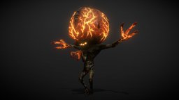 Controller (Animated) detailed, controller, alien, halflife, blackmesa, xen, character, game, creature, animated, rigged, bones