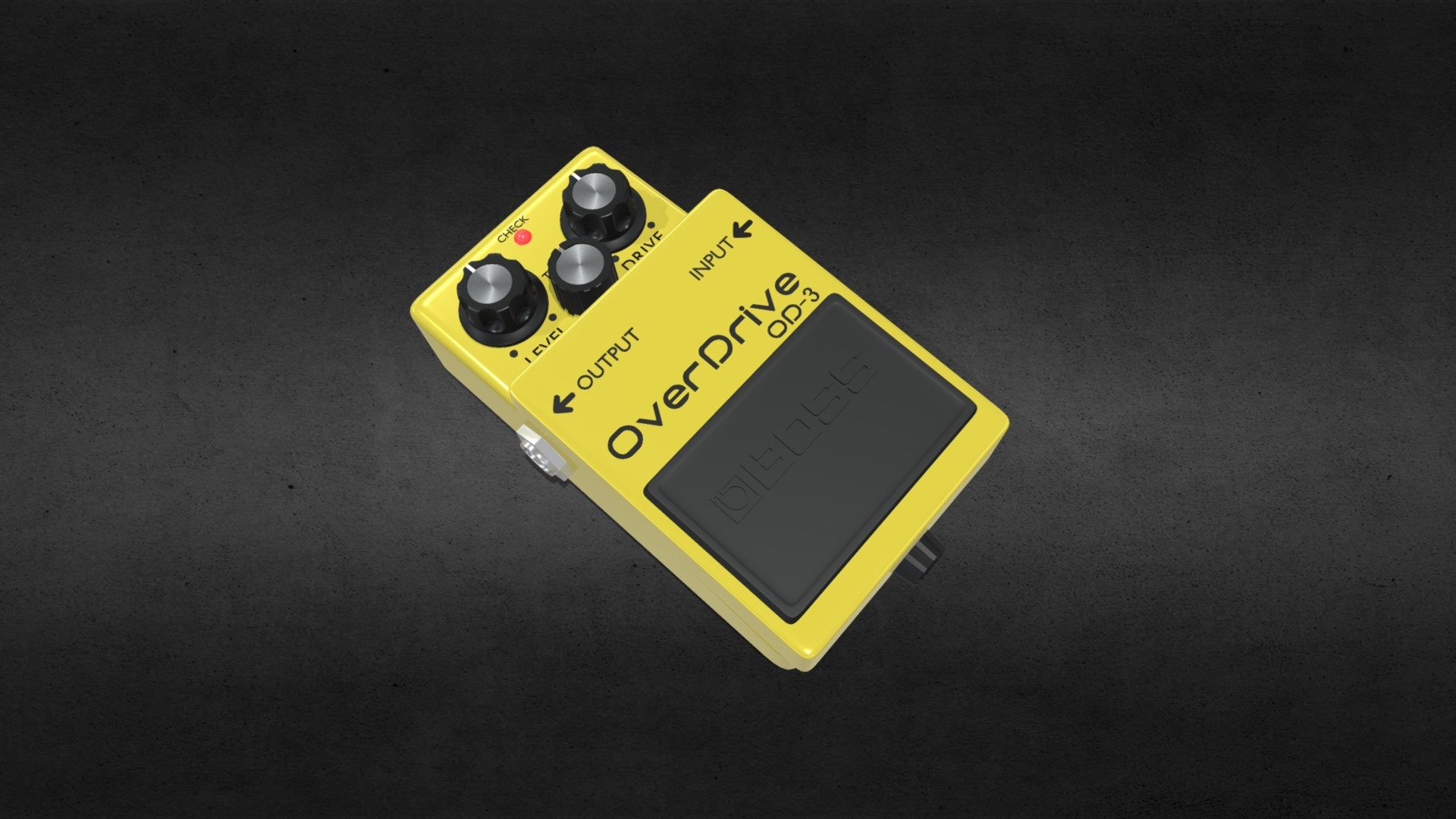Boss OD-3 Guitar Pedal Overdrive - Boss OD-3 - Buy Royalty Free 3D model by Davide Specchi (@Davide.Specchi) 3d model
