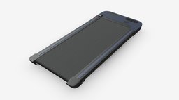 Electric walking machine walking, fitness, compact, gym, exercise, treadmill, training, machine, activity, workout, 3d, pbr, sport