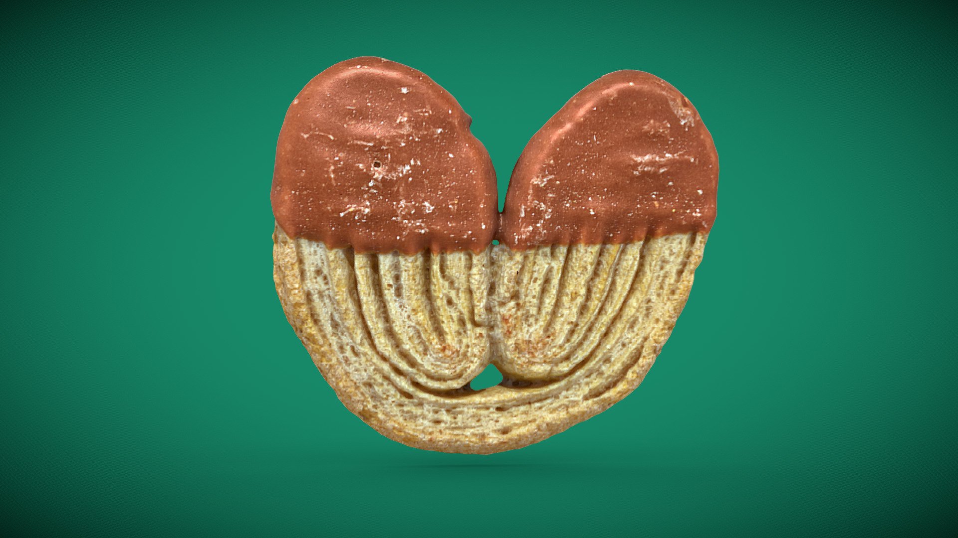 Schweinsohr, Palmiers, Cœurs de France, Prussiens

A photogrammetry scan of a puff pastry sweet with partial choclate cover from german bakery.

1 UV layout,
4k textures

Check model inspector for maps 3d model