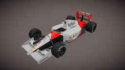 McLaren MP4/6 historic, f1, motor, mp4, mclaren, vehicle, car, sport, race