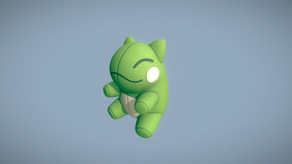 A substitute doll from the Pokemon games in HQ PBR. I sculpted it in Zbrush, retopologised it in Blender, then textured it in Substance Painter 3d model