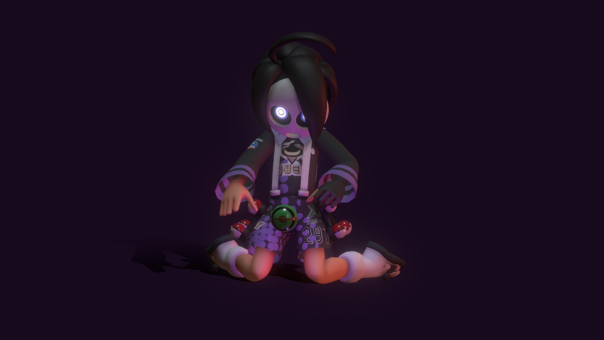 Allister the Ghost type pokemon trainer for the newest game

Render:







Fully rigged and textured




PBR workflow




Includes Source Blender File




Game ready rig


 - Allister - Pokemon - Buy Royalty Free 3D model by Miaru3d 3d model