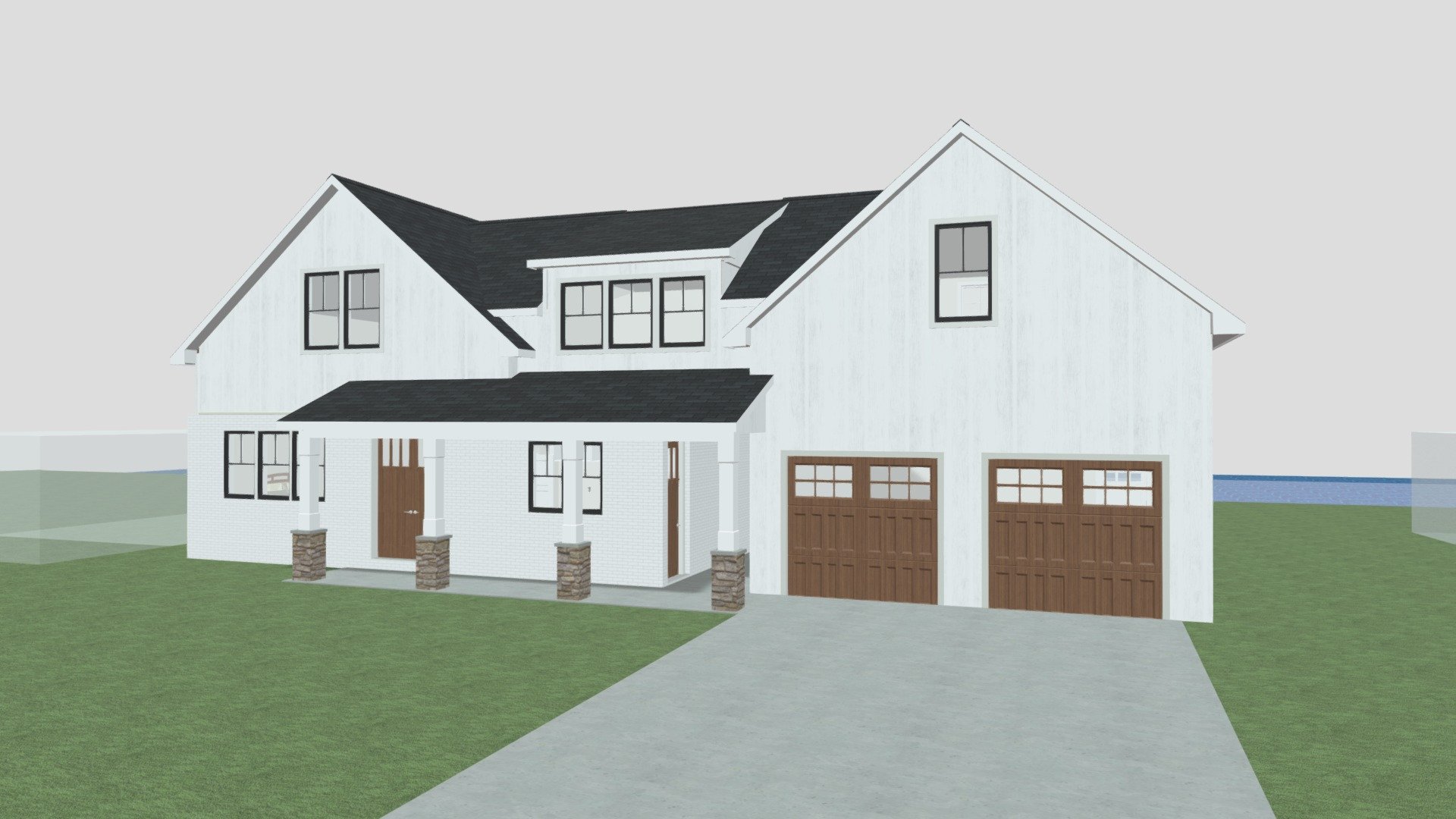 Revised Full Model - Revised Full Model - 3D model by OakBridge Development (@oakbridge) 3d model