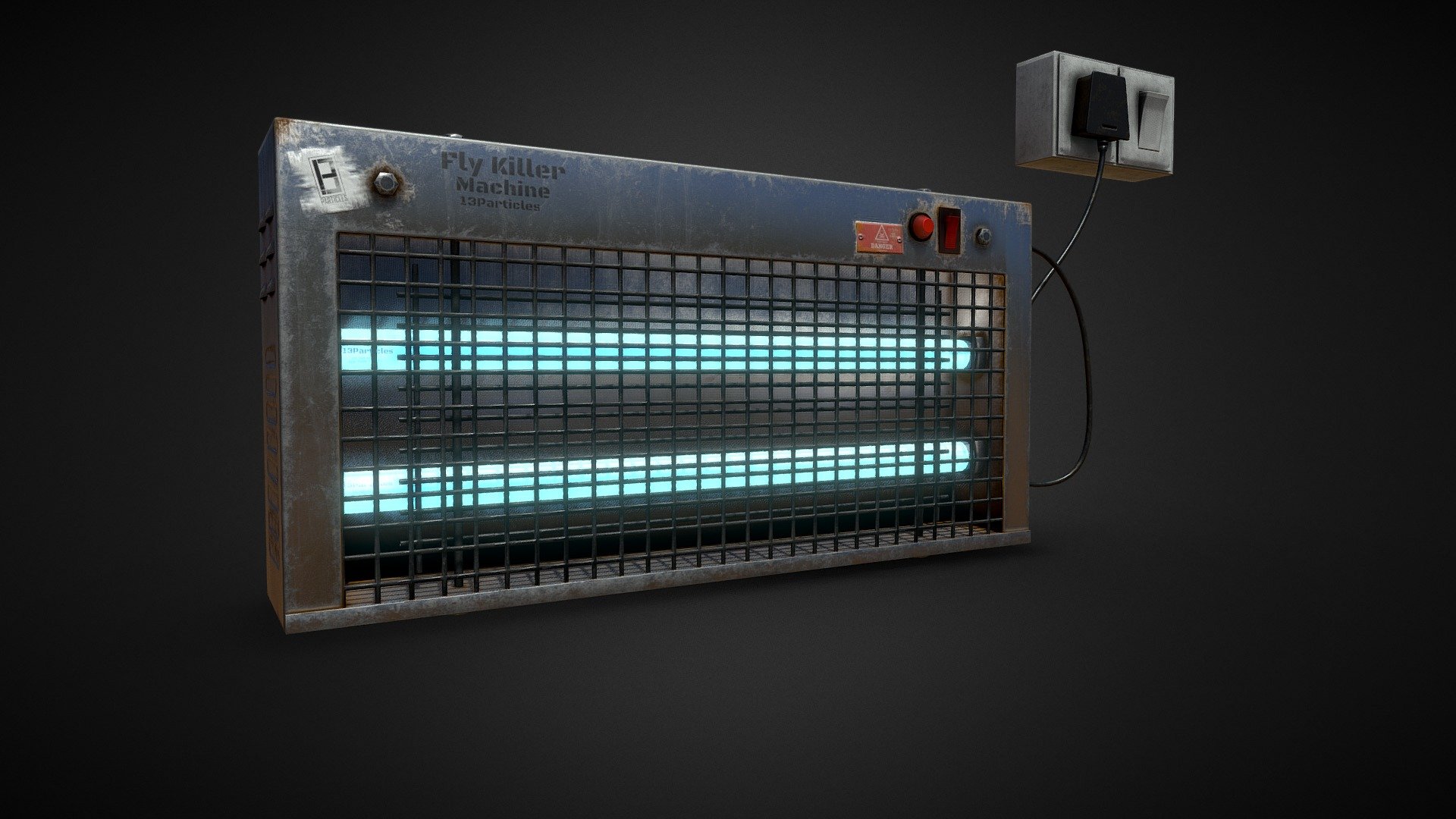 Fly Killer game asset 3D Model From Scratch with 4K PBR textures maps by 13Particles 3d model