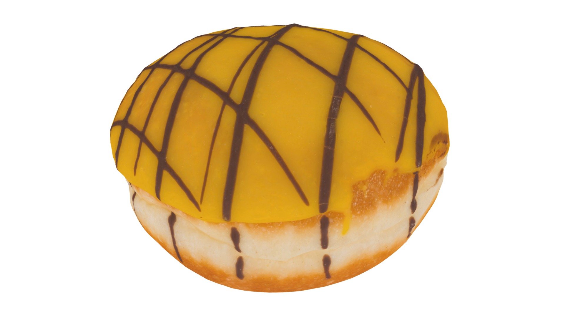 Highly detailed, photorealistic, 3d scanned model of a filled doughnut. 8k textures maps, optimized topology and uv unwrapped.

Model shown here is lowpoly with diffuse map only and 4k texture size.

This model is available at www.thecreativecrops.com 3d model