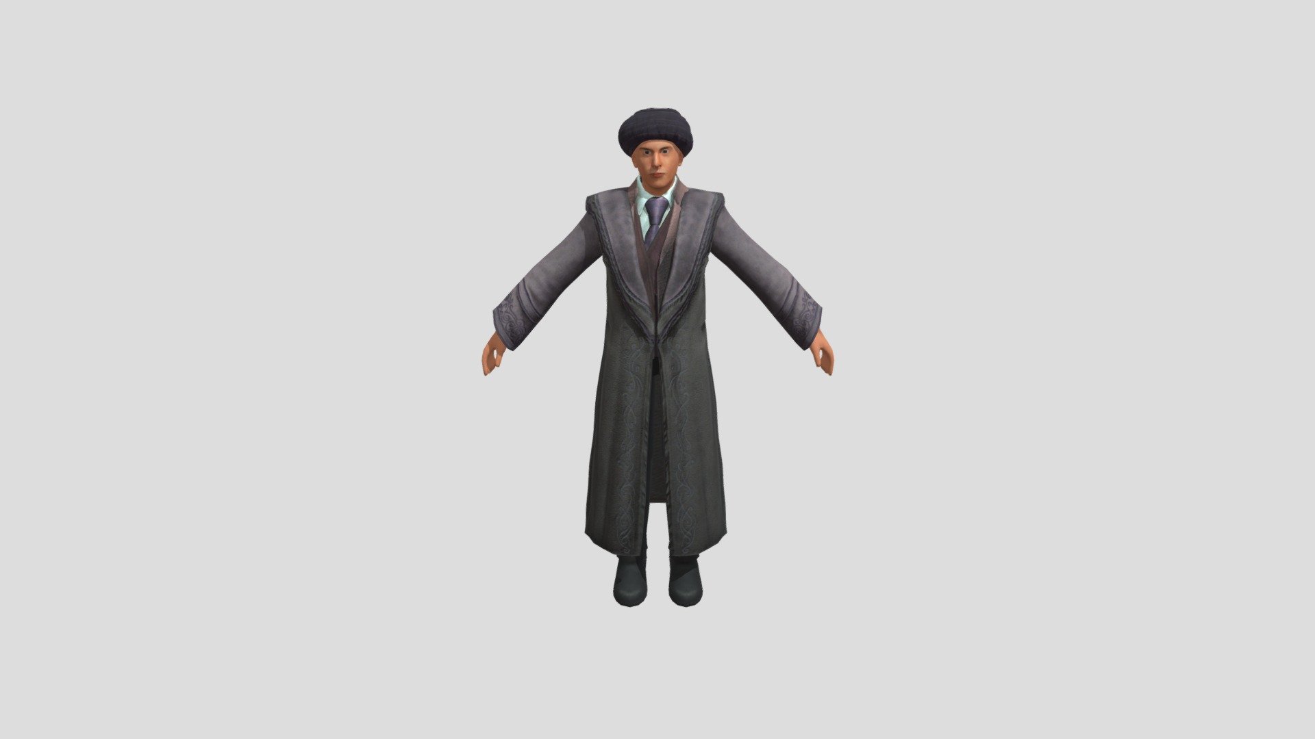 Professor Quirinus Quirrell Model from Harry Potter movies
Full Rigged 
2k texture - Professor Quirinus Quirrell ,Harry Potter Movies - 3D model by johnaga 3d model