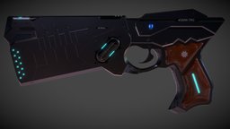 MWPSB Sibyl Dominator (High Poly) (CAD) cad, high-poly, pistol, psycho, pass, sciencefiction, dominator, psychopass, sybil, science-fiction, fannart, scifi, sci-fi, futuristic, gun, anime