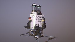 Oxygen station artstation, artstationchallenge, artstation-beneath-the-waves, substancepainter, substance, blender, blender3d