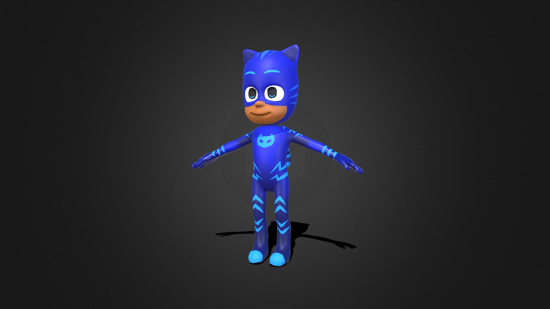 PJ Masks Connor / Catboy - PJ Masks Catboy - 3D model by Fiiske (@natdanai.cg) 3d model